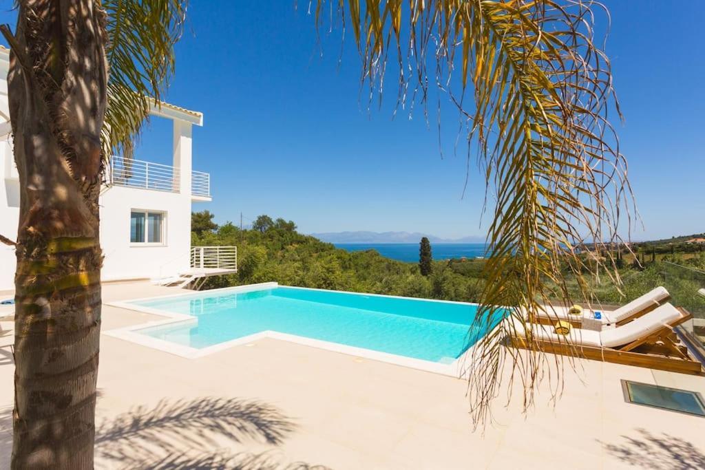 Koroni - Villa Merkouri - Entire Villa With Panoramic View Bagian luar foto